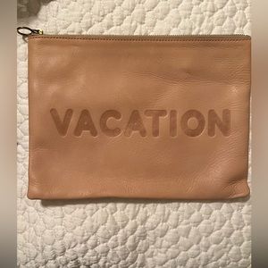 Madewell “Vacation” Leather Clutch